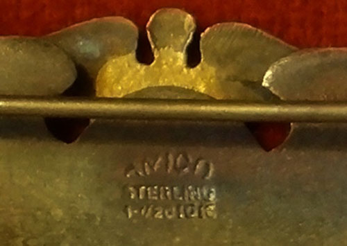 Set of TWO 1943 WW II Gold "Flight Surgeon" 3 & 2 inch Pin Back Wings by "AMICO"