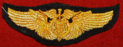 WW II Cloth 3 inch 1943 "Flight Surgeon" Wing