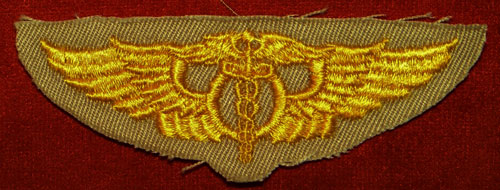 WW II Cloth 3 inch 1943 "Flight Surgeon" Wing