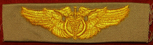 WW II Cloth 3 inch 1943 "Flight Surgeon" Wing