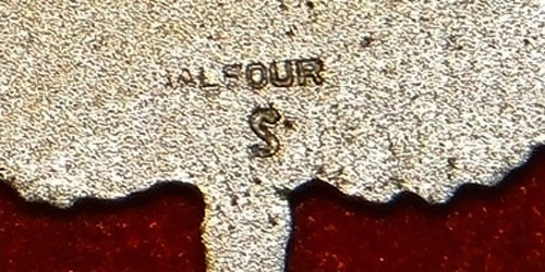 WW II 1944 "Flight Surgeon" 2 inch Pin Back Wing by "Balfour"