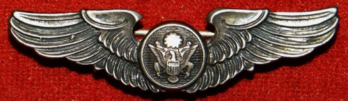 WW II "Aircrew" 2 inch Pin Back Wing by "AMICO"