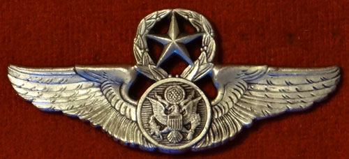 1950-60's Period Sterling "Chief Aircrew" Member 2 inch Clutch Back Wing by "Meyer"