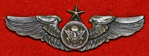 1950-60's Period Sterling "Senior Aircrew" 2 inch Clutch Back Wing