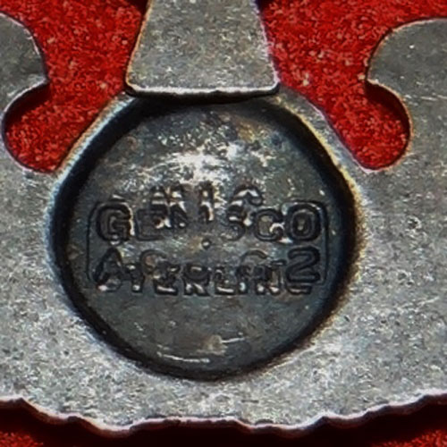 1950-60's Period Sterling "Senior Aircrew" 2 inch Clutch Back Wing