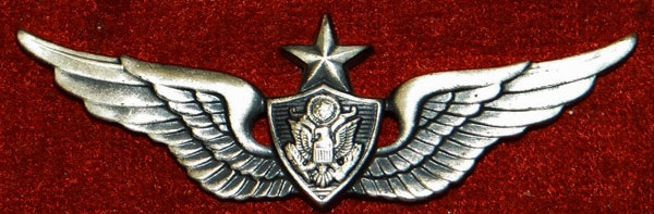 U.S. Army Vietnam Period Sterling Shirt Size "Senior Aircraft Member" Wing