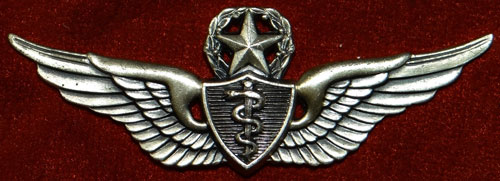 U.S. Army Vietnam Period Sterling Full Size "Master Flight Surgeon" Wing