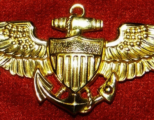 U.S. Navy Full Size Gold Clutch Back "Pilot" Wing