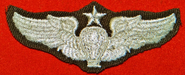 WW II Cloth 3 inch "Senior Balloon Pilot" Wing