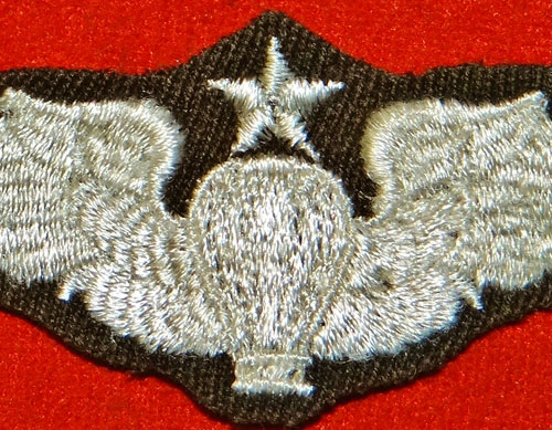 WW II Cloth 3 inch "Senior Balloon Pilot" Wing