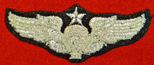 WW II Cloth 3 inch "Senior Balloon Pilot" Wing