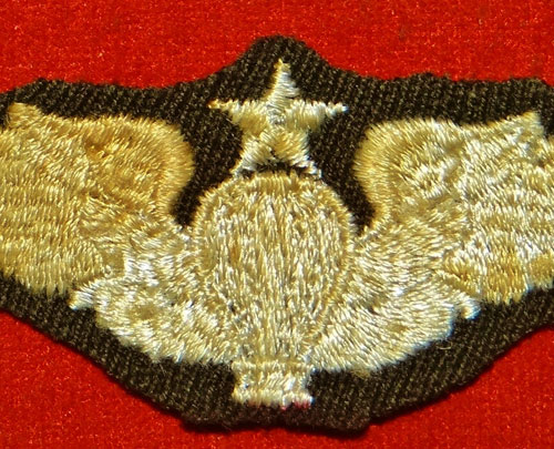 WW II Cloth 3 inch "Senior Balloon Pilot" Wing