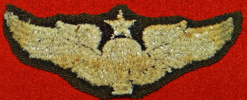 WW II Cloth 3 inch "Senior Balloon Pilot" Wing