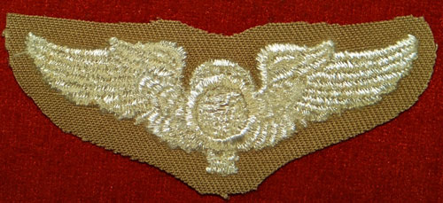 WW II Cloth 3 inch "Balloon Observer" Wing