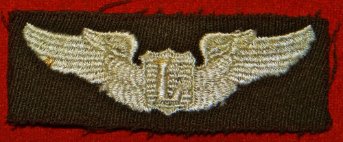 WW II Cloth 3 inch "LIAISON PILOT" Wing