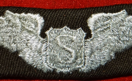 WW II Cloth 3 inch "SERVICE PILOT" Wing