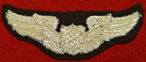 WW II Cloth 3 inch "SERVICE PILOT" Wing