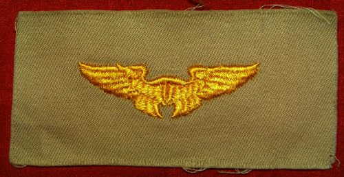 WW II Cloth 2-1/4 inch "FLYING INSTRUCTOR" Wing
