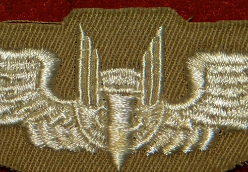 WW II Cloth 3 inch "AERIAL GUNNER" Wing