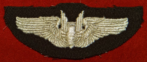 WW II Cloth 3 inch "AERIAL GUNNER" Wing