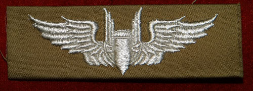 WW II Cloth 3 inch "AERIAL GUNNER" Wing