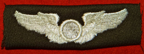 WW II Cloth 3 inch "OBSERVER" Wing