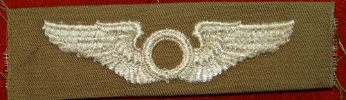 WW II Cloth 3 inch "OBSERVER" Wing