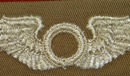 WW II Cloth 3 inch "OBSERVER" Wing