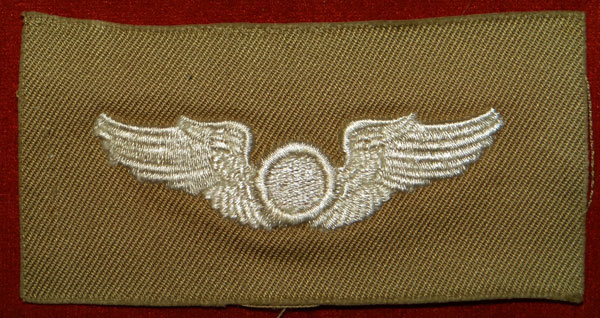 WW II Cloth 3 inch "OBSERVER" Wing