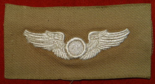 WW II Cloth 3 inch "OBSERVER" Wing