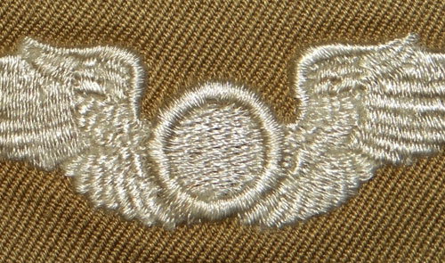 WW II Cloth 3 inch "OBSERVER" Wing