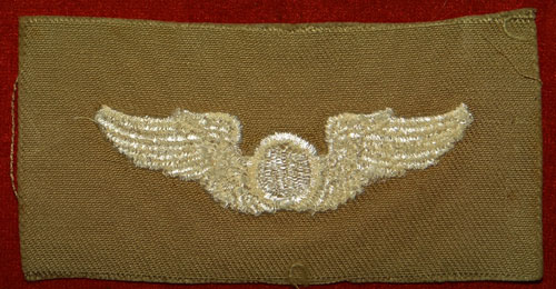 WW II Cloth 3 inch "OBSERVER" Wing