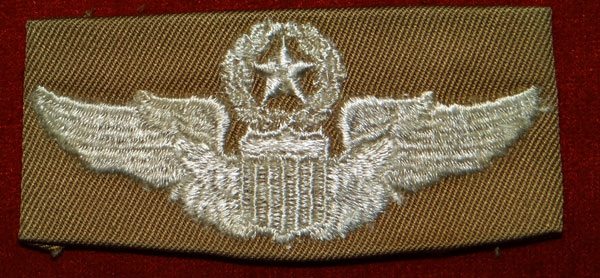 WW II Cloth 3 inch "COMMAND PILOT" Wing