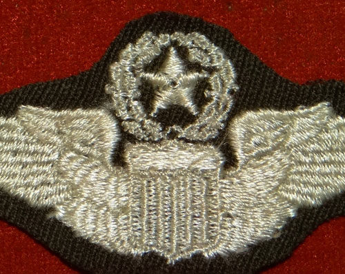 WW II Cloth 3 inch "COMMAND PILOT" Wing