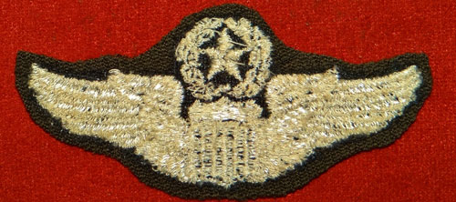 WW II Cloth 3 inch "COMMAND PILOT" Wing