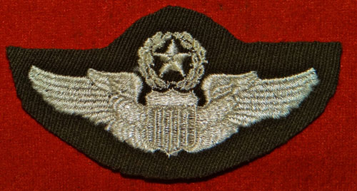 WW II Cloth 3 inch "COMMAND PILOT" Wing