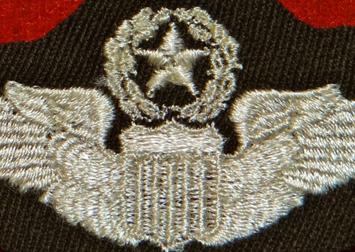 WW II Cloth 3 inch "COMMAND PILOT" Wing