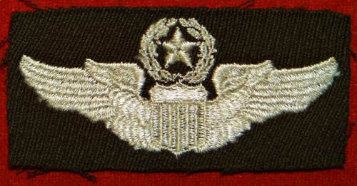 WW II Cloth 3 inch "COMMAND PILOT" Wing