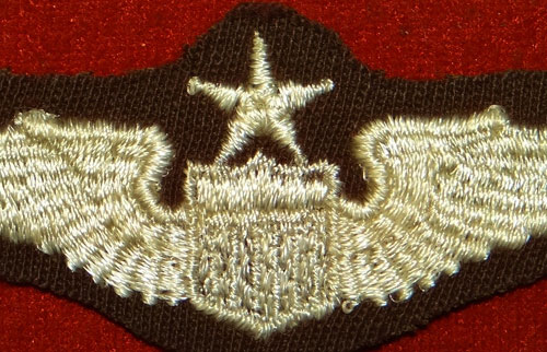 WW II Cloth 3 inch "SENIOR PILOT" Wing