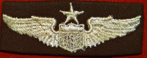 WW II Cloth 3 inch "SENIOR PILOT" Wing