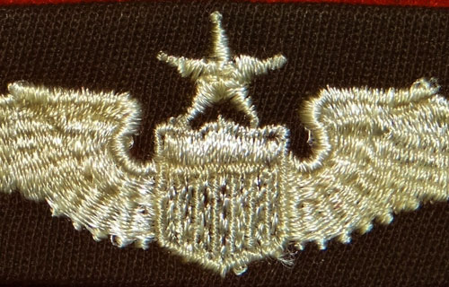 WW II Cloth 3 inch "SENIOR PILOT" Wing