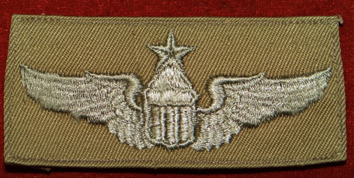 WW II Cloth 3 inch "SENIOR PILOT" Wing