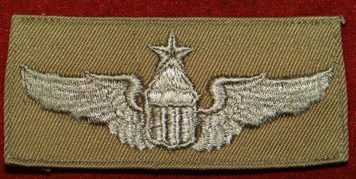 WW II Cloth 3 inch "SENIOR PILOT" Wing