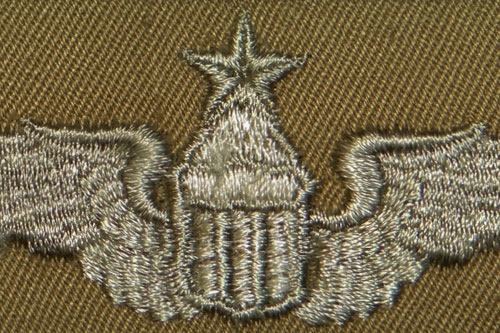 WW II Cloth 3 inch "SENIOR PILOT" Wing