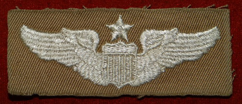 WW II Cloth 3 inch "SENIOR PILOT" Wing
