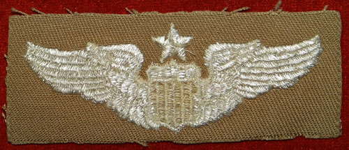 WW II Cloth 3 inch "SENIOR PILOT" Wing