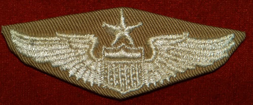 WW II Cloth 3 inch "SENIOR PILOT" Wing