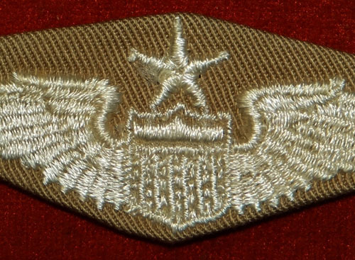 WW II Cloth 3 inch "SENIOR PILOT" Wing