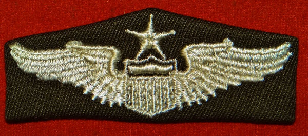 WW II Cloth 3 inch "SENIOR PILOT" Wing