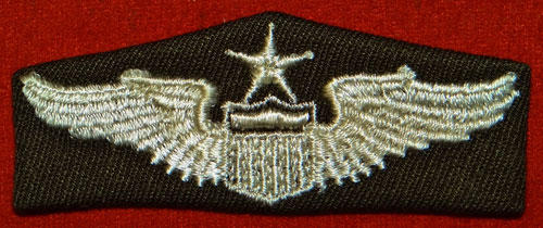 WW II Cloth 3 inch "SENIOR PILOT" Wing